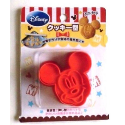 Photo1: Disney Mickey Mouse Cookie Cutter Mold Bento Lunch Party Stamp Brand-New