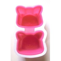 Muffin Jelly Silicone Mold Cat Animal Brand New