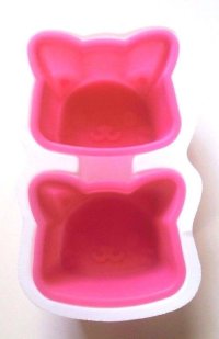 Muffin Jelly Silicone Mold Cat Animal Brand New