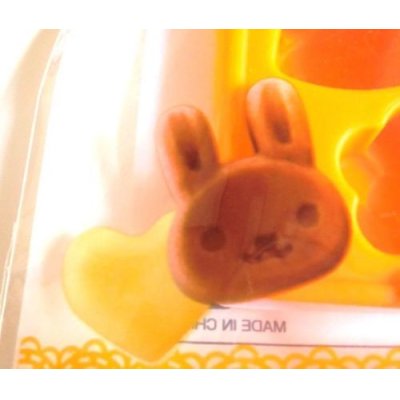 Photo3: Silicone Mold Animal Bear Rabbit Heart Ribbon Chocolate Creamy Caramel Candy New