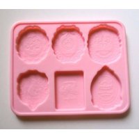 Silicone Chocolate Mold Antique Style Pink Brand New