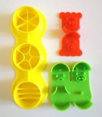 Animal Sausage Mold Set Bento Lunch Box Octopus Crab Flower Pigs Penguins New