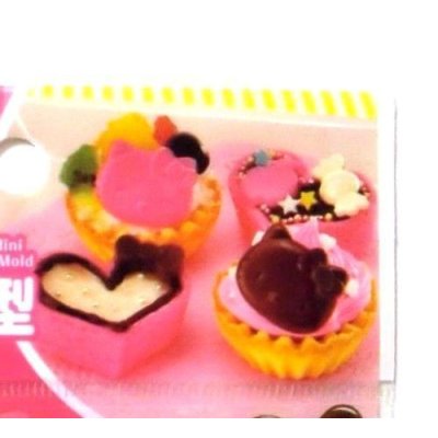 Photo2: Hello Kitty Chocolate Mold Party Gift Present Ribbon Heart Apple Brand New