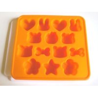 Silicone Mold Animal Bear Rabbit Heart Ribbon Chocolate Creamy Caramel Candy New