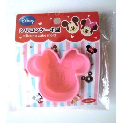 Photo1: Disney Minnie Mouse Silicone Cake Mold Present Party Brand New