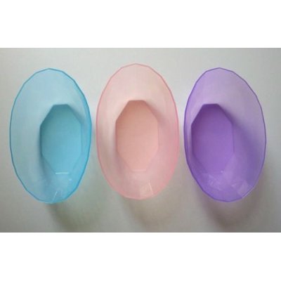 Photo2: Silicone Cup Mold Bento Lunch Box Crystal Oval Bowl Brand New