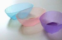 Silicone Cup Mold Bento Lunch Box Crystal Oval Bowl Brand New