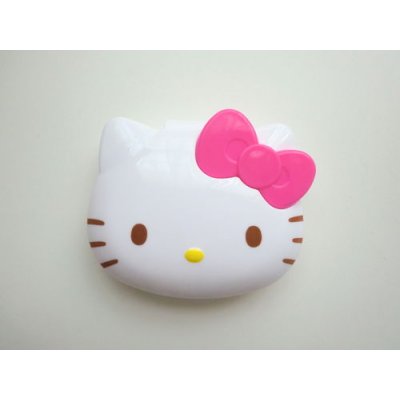 Photo1: Hello Kitty False Eyelash Earphone Case Brand-New White Pink