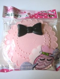 Ribbon Dolly Fairy 3 level False Eyelash Case Pink Black Brand-New