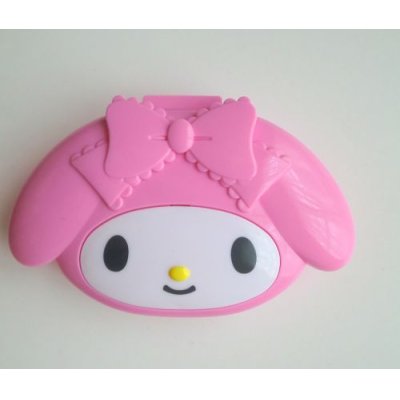 Photo1: Sanrio My Melody Accessories Pill False Eyelash Case Pink New