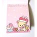 Photo3: San-X Rilakkuma korilakkuma Mini Memo Pad Strawberry Purple Brand New (3)