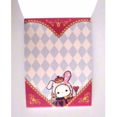 Photo3: San-X Sentimental Circus Mini Memo Pad Heart Brand New Red