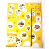 Sanrio Gudetama Mini Letter Set Yellow Brand New