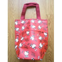 Sanrio Hello Kitty Cooler Lunch Box Carry Tote Storage Bag Case Picnic Brand New