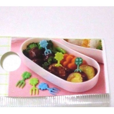 Photo2: Bento Lunch Box Accessory Clover Food Fork Picks 12 pcs Brand-New