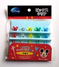 Disney Mickey Mouse Food Picks Crystal Lunch Party