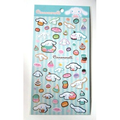 Photo1: Sanrio Cinnamoroll Stickers Macaroon Brand-New