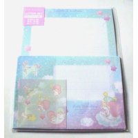 Sanrio Little Twin Stars Kiki & Lala Letter Set Unicorn Blue Brand New