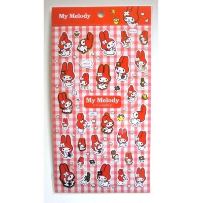 Photo1: Sanrio My Melody Sticker Brand-New Retro