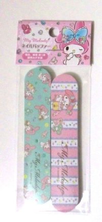 Sanrio My Melody Nail File Buffer Set Pink Green Brand-New