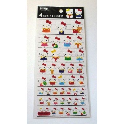 Photo1: Sanrio Hello Kitty 4 Size Sticker Brand New