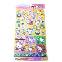 Sanrio Hello Kitty Glitter Stickers Fruit Brand New