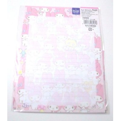 Photo2: Sanrio My Melody Letter Set Mushroom Pink Brand New