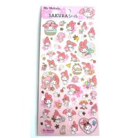 Sanrio My Melody Spring Sakura Stickers Brand-New Pink