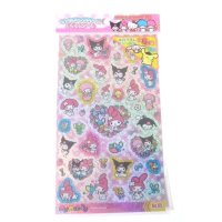 Sanrio My Melody Glitter Stickers Strawberry Pink Brand New