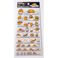 Sanrio Gudetama 4 Size Stickers Brand New