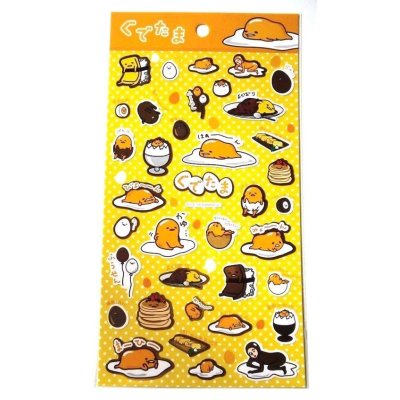 Photo1: Sanrio Gudetama Stickers Transformation Brand New Polka Dot