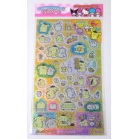 Sanrio Pompompurin Glitter Stickers Pancake Brand New