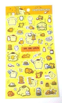 Sanrio Pompompurin Stickers Pancake Brand New