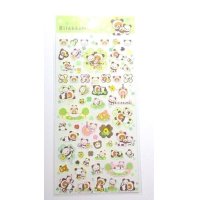 San-X Rilakkuma Sticker Panda Green Brand-New