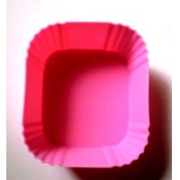 Silicone Cup Bento Lunch Box Pink Brand New