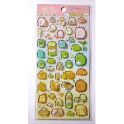 Photo1: San-X Sumikko Gurashi Vinyl Sticker Pink Brand-New