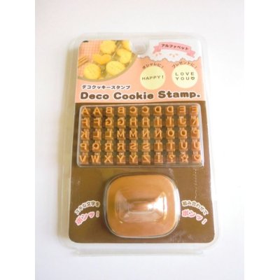 Photo1: Cookie Biscuit Cutter Mold Birthday Party Favor Letters Stamp Brand-New