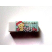 San- X Rilakkuma Korilakkuma Eraser Brand New Strawberry Blue