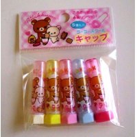 San-X Rilakkuma Korilakkuma Pencil Caps Brand New