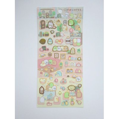 Photo1: San-X Sumikko Gurashi Stickers Cafe Brand New