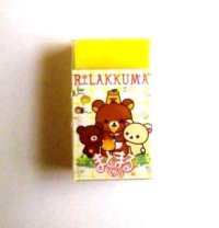 San- X Rilakkuma Korilakkuma Matomarukun Eraser Park Honey Brand New