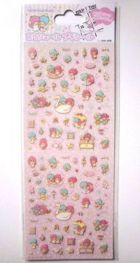 Sanrio Little Twin Stars Kiki & Lala Schedule Vinyl Petit Sticker Brand-New