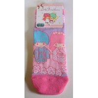 Sanrio Little Twin Stars Kiki & Lala Ankle Low Cut Socks Kimono Pink New