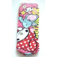 Sanrio My Melody Ankle Low Cut Socks Heart Pink Red Brand New