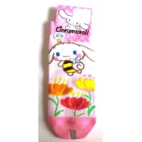 Sanrio Cinnamoroll Socks Bee Flower Pink Brand New