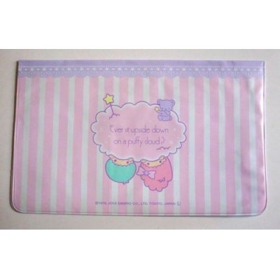 Photo2: Sanrio Little Twin Stars Kiki & Lala Card Case M New