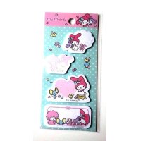 Sanrio My Melody Memo Tags Slips Labels Pink Brand New