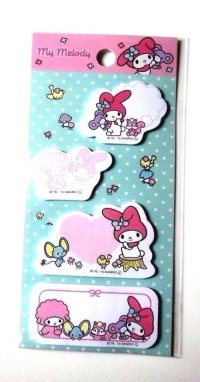 Sanrio My Melody Memo Tags Slips Labels Pink Brand New