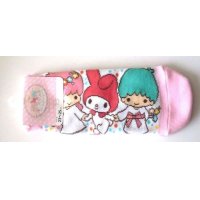 Sanrio Little Twin Stars Kiki & Lala My Melody Ankle Low Cut Socks Pink New