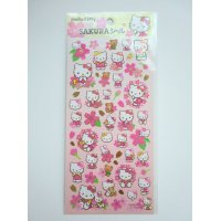 Sanrio Hello Kitty Sakura Stickers Pink Brand New